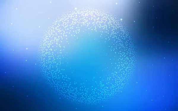 光の天の川の星を持つ青いベクトル テクスチャー. — ストックベクタ
