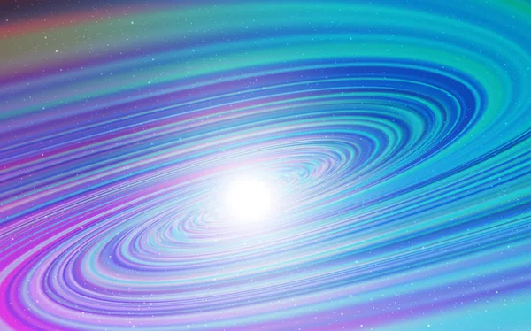 Hafif pembe, mavi vektör arka plan gökada yıldız ile.