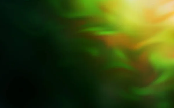 Vert foncé, Rouge vecteur flou briller fond abstrait. — Image vectorielle