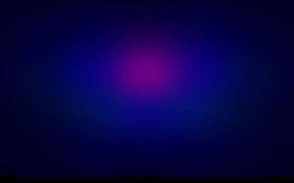 Dunkelrosa, blaues Vektorlayout mit kosmischen Sternen. — Stockvektor