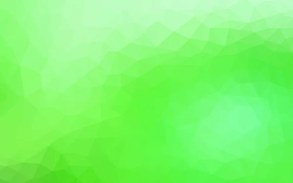 Світло-зелений векторний багатокутний візерунок . — стоковий вектор