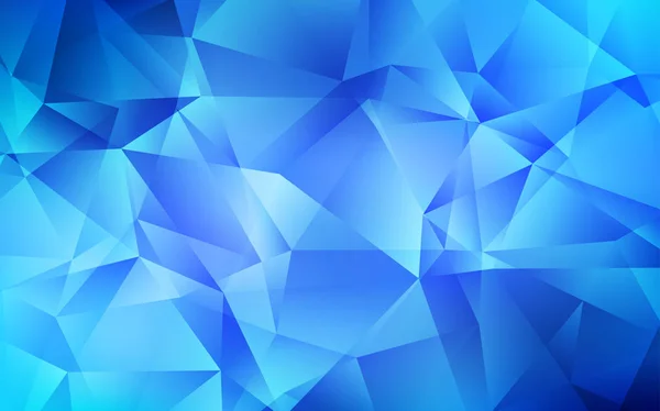 Текстура светло-голубых векторных треугольников . — стоковый вектор
