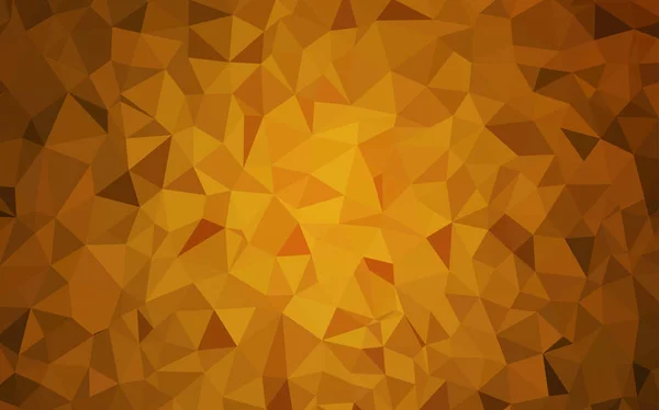 Světle oranžová textura vektorových trojúhelníků. — Stockový vektor
