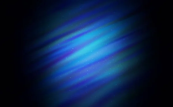 Mörk blå vector mall med rymden stjärnor. — Stock vektor