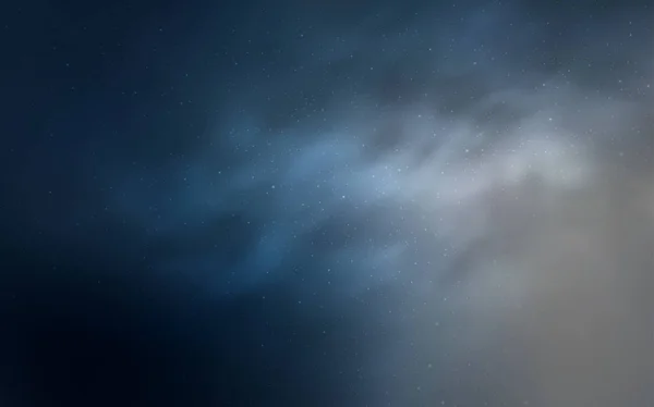Luce BLU texture vettoriale con stelle della Via Lattea . — Vettoriale Stock