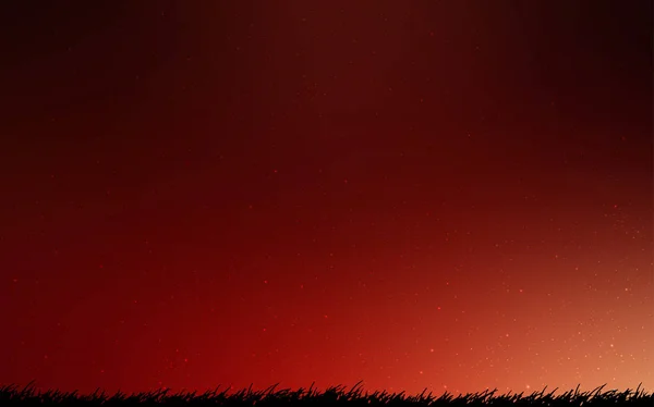 Fondo vectorial rojo oscuro con estrellas astronómicas . — Vector de stock