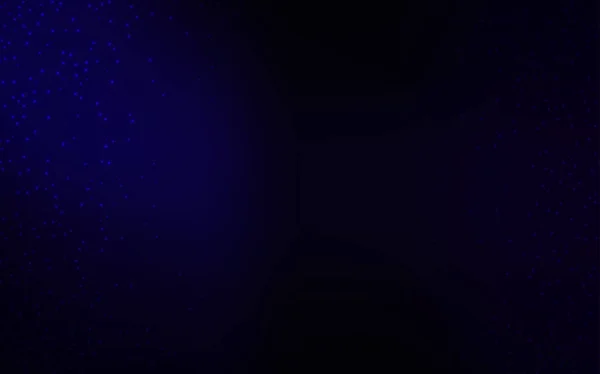 Diseño vectorial azul oscuro con estrellas cósmicas . — Vector de stock