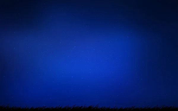 Fondo vectorial azul oscuro con estrellas astronómicas . — Vector de stock