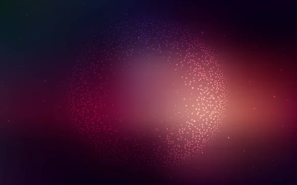 Темно-фиолетовый вектор с космическими звездами . — стоковый вектор