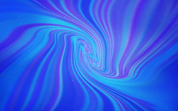 Textura vectorial azul claro con estrellas de la Vía Láctea . — Vector de stock