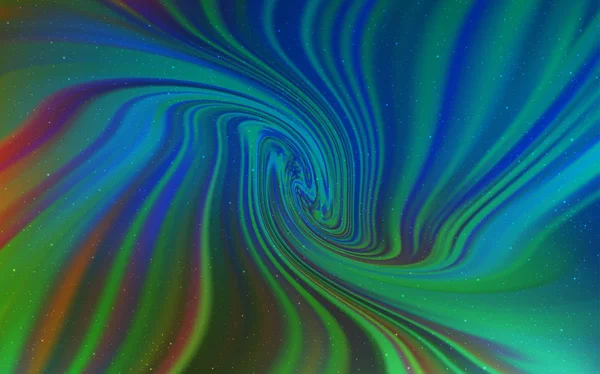 Hellblauer, roter Vektorhintergrund mit Galaxiensternen. — Stockvektor