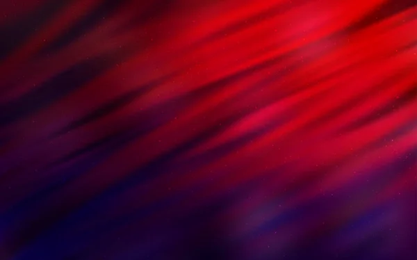 Mörkblå, röd vektor textur med Vintergatans stjärnor. — Stock vektor