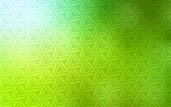 Vert clair, couverture vectorielle jaune avec style polygonal. — Image vectorielle