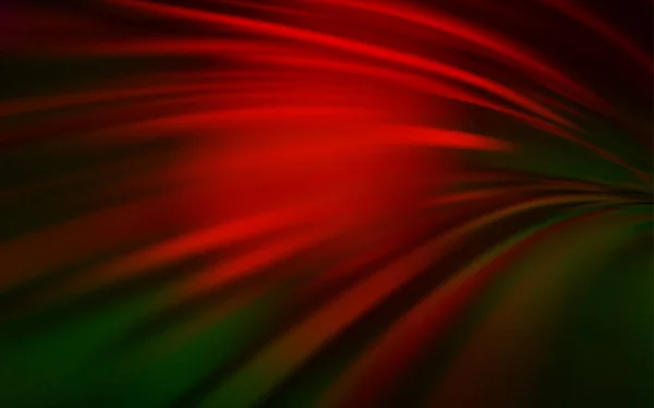 Dark Green, Red vector abstract bright texture. — Stock Vector