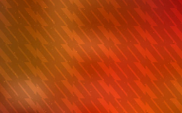 Texture vectorielle orange clair avec lignes colorées. — Image vectorielle