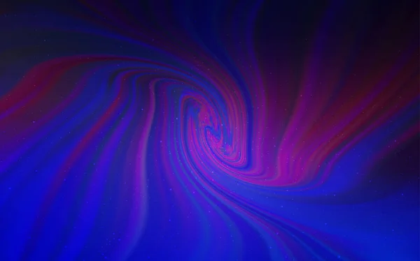 Modèle vectoriel rose clair, bleu avec étoiles de l'espace . — Image vectorielle