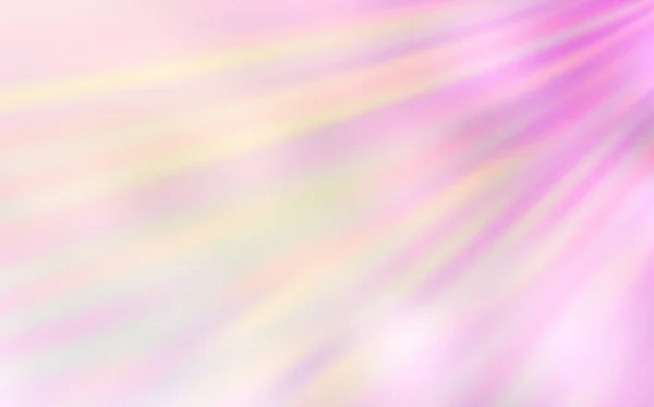 Light Pink, sárga vektor homályos ragyog absztrakt textúra. — Stock Vector
