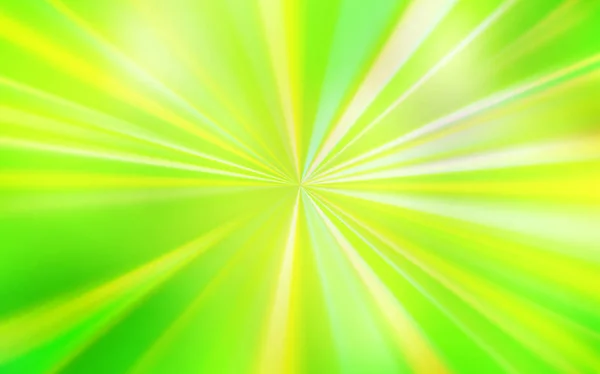 Light Green, Yellow vector blurred shine abstract template. — Stock Vector