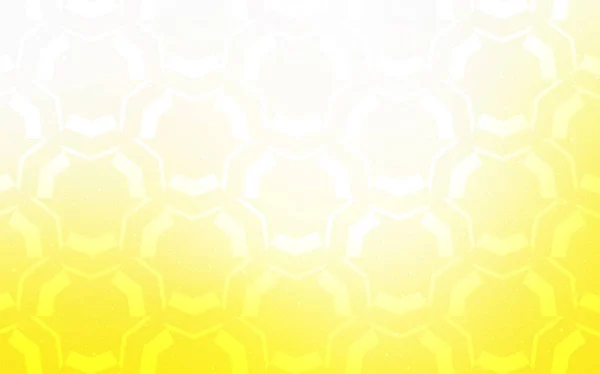 Sfondo vettoriale giallo chiaro con linee spiritose . — Vettoriale Stock