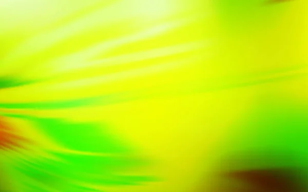 Licht groen, gele vector glanzende abstracte lay-out. — Stockvector