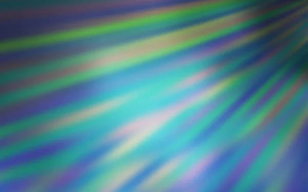 Licht blauw, groen vector wazig glans abstracte textuur. — Stockvector