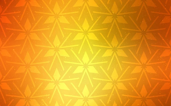 Modèle vectoriel orange clair avec style polygonal. — Image vectorielle