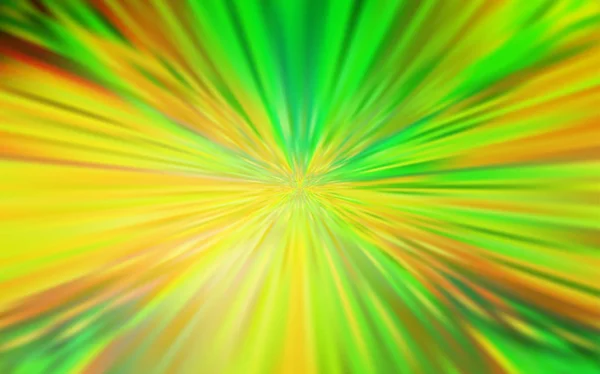 Lichtgroen, Gele vector abstracte wazige achtergrond. — Stockvector