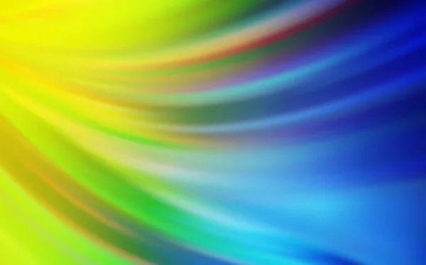 Ljusblå, Gul vektor färgglada oskärpa bakgrund. — Stock vektor