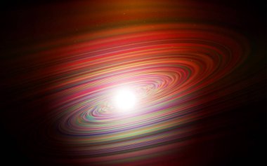 Kozmik yıldız ile koyu kırmızı vektör düzeni.