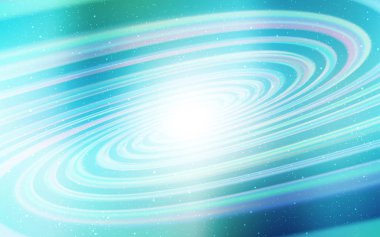 Açık mavi, gece gökyüzü yıldızlar ile yeşil vektör deseni.