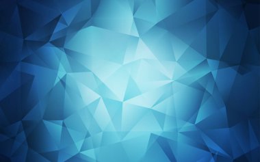 Açık BLUE vektör çokgen deseni.