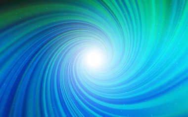 Koyu mavi vektör düzen kozmik yıldız ile.