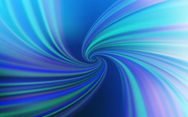 Bükülmüş çizgiler ile açık mavi vektör dokusu.