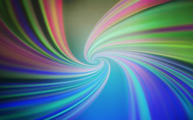 Eğri çizgileri olan koyu mavi vektör şablonu.