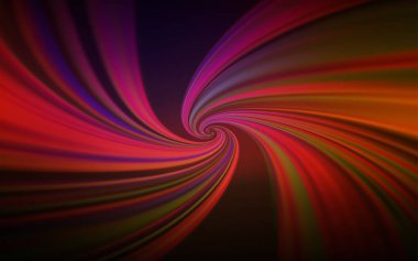 Koyu pembe, kıvrımlı çizgileri olan kırmızı vektör deseni.