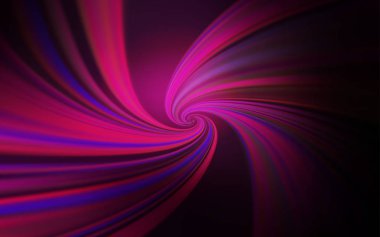 Bükülmüş çizgilerle koyu pembe vektör dokusu.