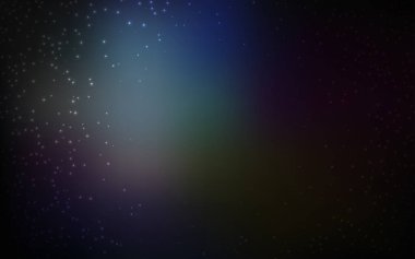 Koyu mavi vektör doku ile Samanyolu yıldız.