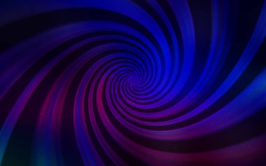 Koyu Pembe, Galaksi yıldızları ile mavi vektör arka plan.