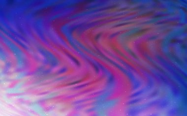 Koyu pembe, alanı şablonuyla mavi vektör yıldız.