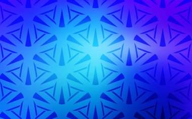 Açık Pembe, üçgenli Mavi vektör arkaplanı.