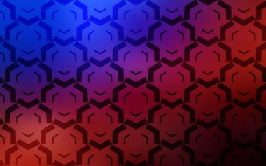 Açık Mavi, eğri çizgili kırmızı vektör şablonu.