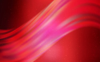 Uzay yıldızları ile açık kırmızı vektör şablonu.