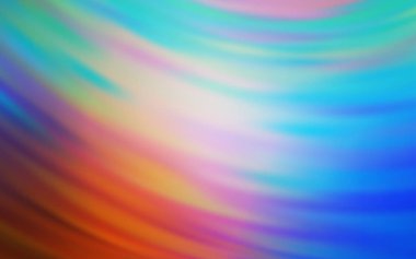 Açık Mavi, bükülmüş çizgileri olan sarı vektör arkaplanı.