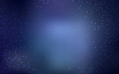 Koyu mavi vektör şablon alan yıldız.