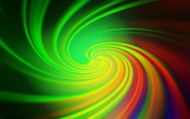 Açık Yeşil, Wry çizgileri olan kırmızı vektör şablonu.