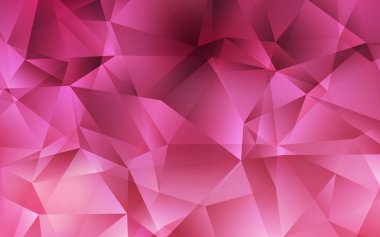 Açık Pembe vektör soyut mozaik desen.