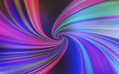 Wry çizgileri ile hafif Çokrenkli vektör şablonu.