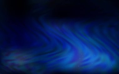 Koyu mavi vektör düzen kozmik yıldız ile.