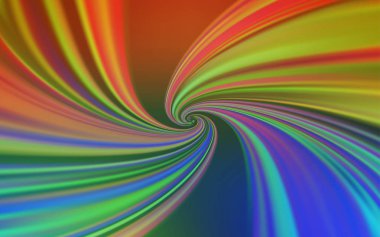 Açık Mavi, Bükülmüş çizgilerle sarı vektör deseni.