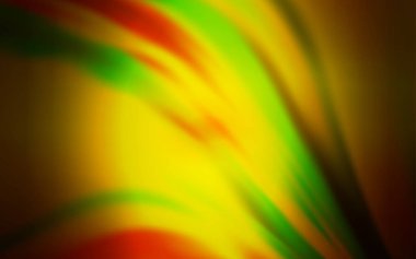 Koyu Kırmızı, Sarı vektör bulanık parlak şablon.